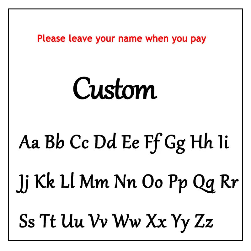 AURMONELLE Customized Stainless Steel Golden Name Necklace