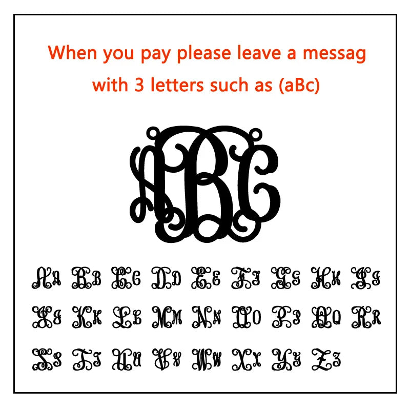 AURMONELLE Customized Stainless Steel Golden Name Necklace