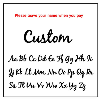 AURMONELLE Customized Stainless Steel Golden Name Necklace