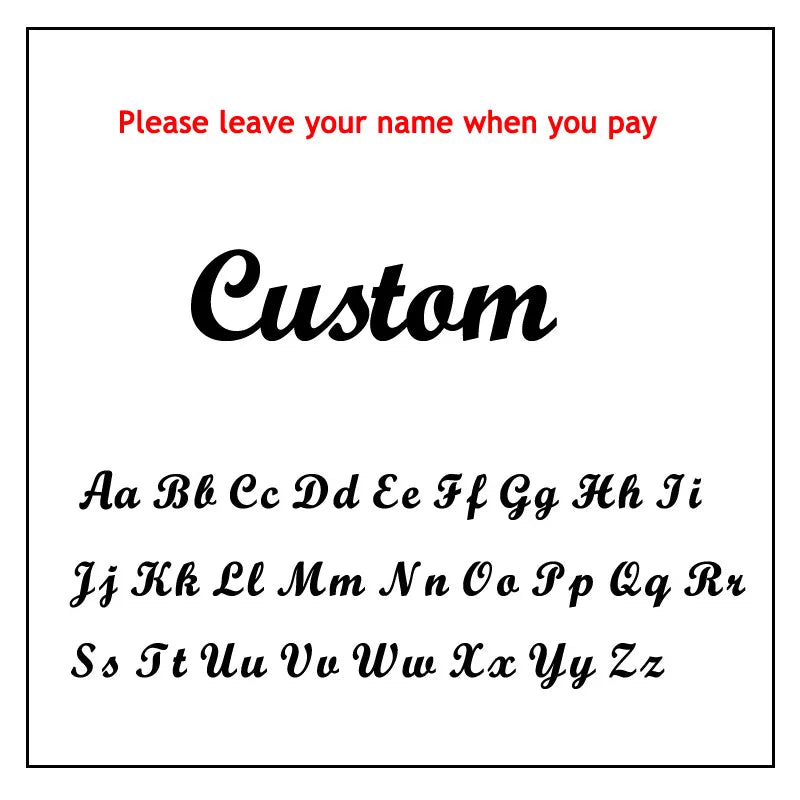 AURMONELLE Customized Stainless Steel Golden Name Necklace