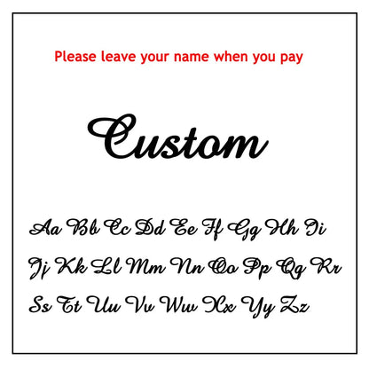 AURMONELLE Customized Stainless Steel Golden Name Necklace