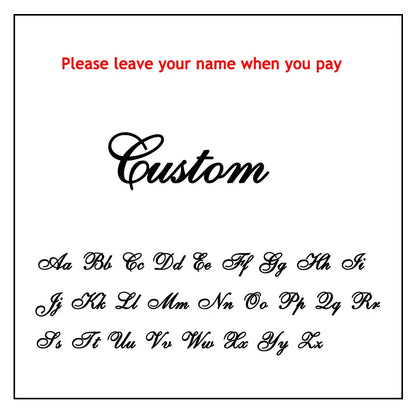 AURMONELLE Customized Stainless Steel Golden Name Necklace