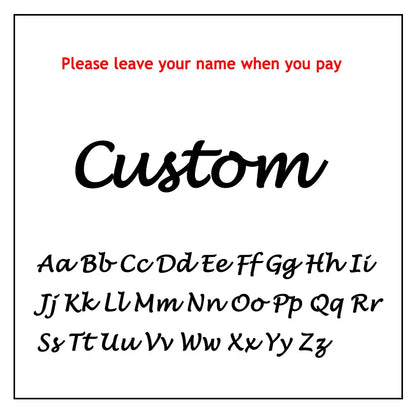 AURMONELLE Customized Stainless Steel Golden Name Necklace