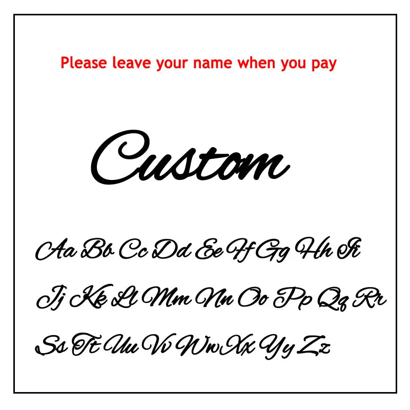 AURMONELLE Customized Stainless Steel Golden Name Necklace