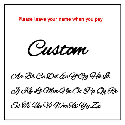 AURMONELLE Customized Stainless Steel Golden Name Necklace