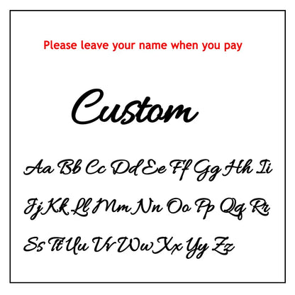 AURMONELLE Customized Stainless Steel Golden Name Necklace