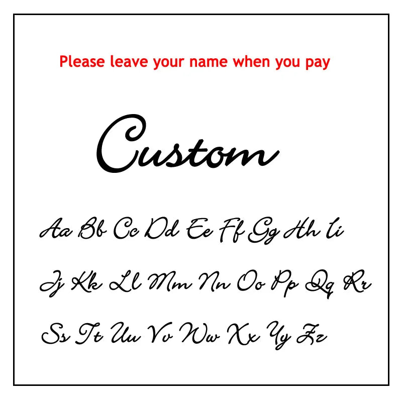 AURMONELLE Customized Stainless Steel Golden Name Necklace