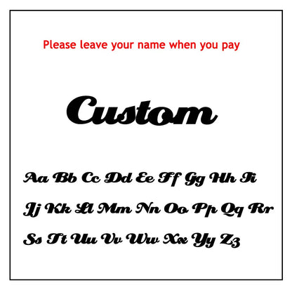 AURMONELLE Customized Stainless Steel Golden Name Necklace