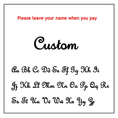 AURMONELLE Customized Stainless Steel Golden Name Necklace