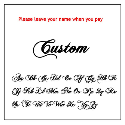 AURMONELLE Customized Stainless Steel Golden Name Necklace