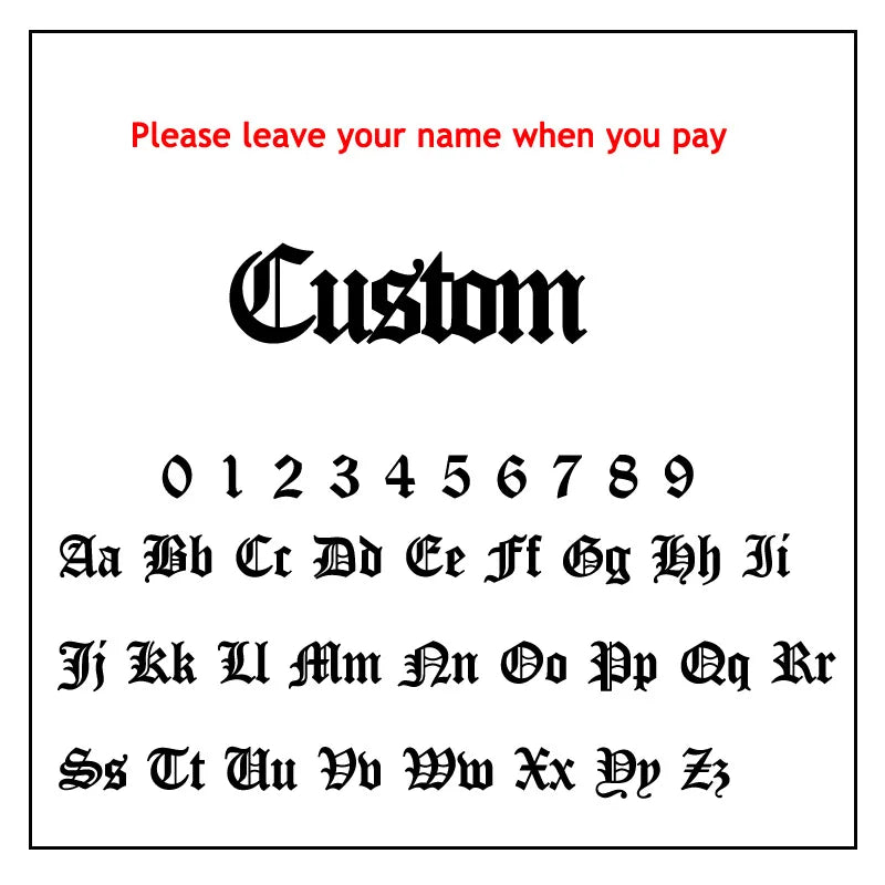 AURMONELLE Customized Stainless Steel Golden Name Necklace