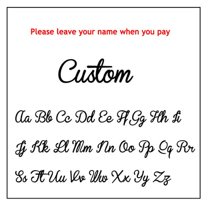 AURMONELLE Customized Stainless Steel Golden Name Necklace